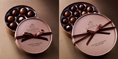 GODIVA MOUSSE CHOCOLATE COLLECTION- image