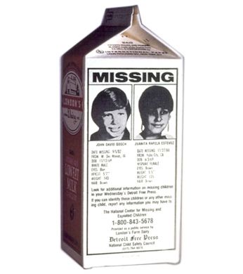 MISSING MILK CARTON- image