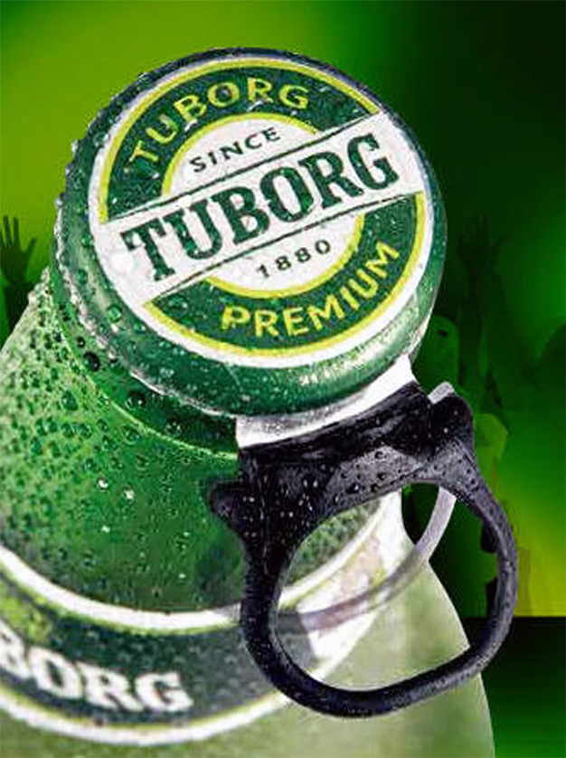 dødbringende Vandt Meningsløs Packaging Design Archive - TUBORG "PULL OFF CAP"