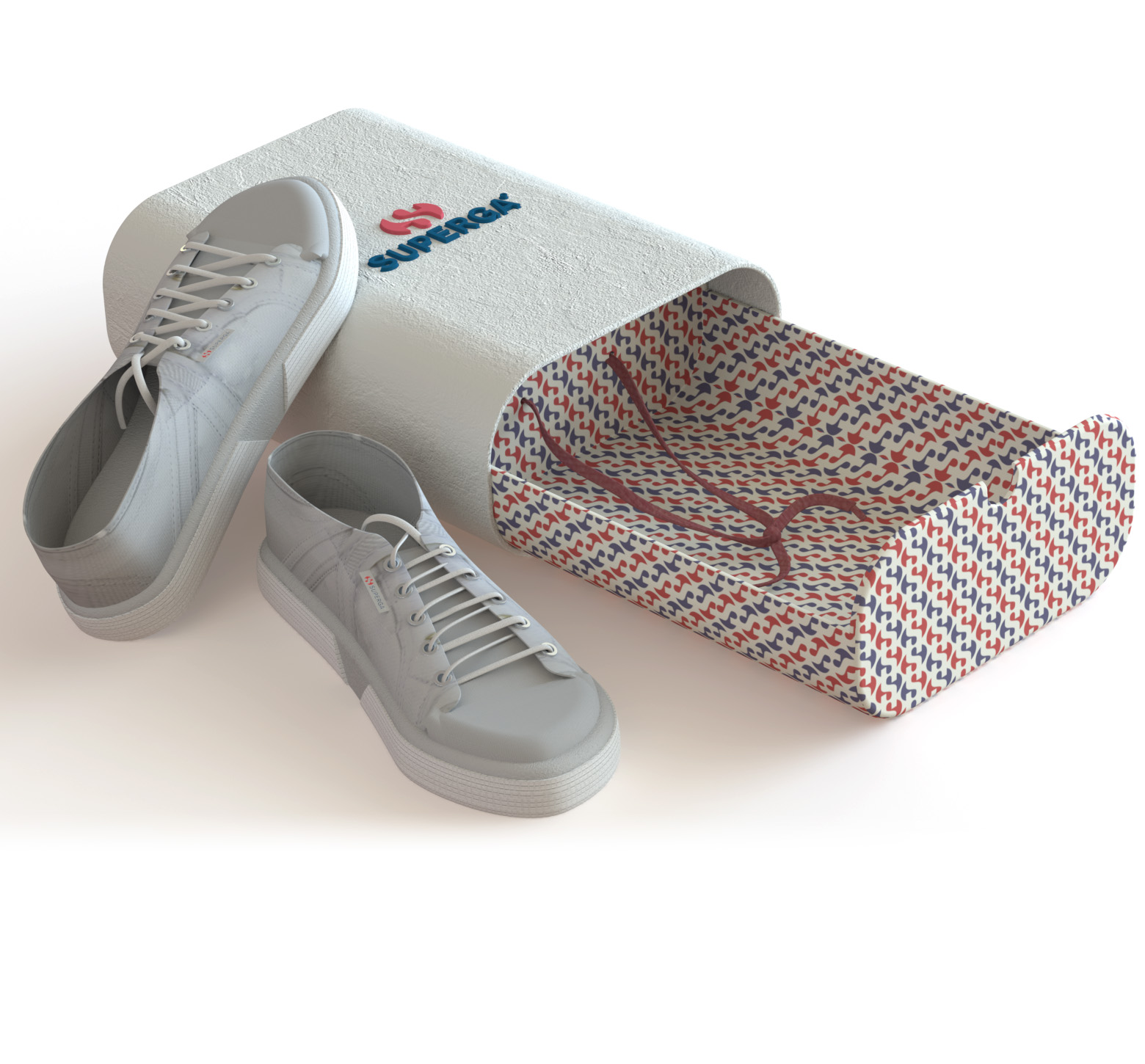 Packaging Design Archive - SUPERGA SHOE BOX